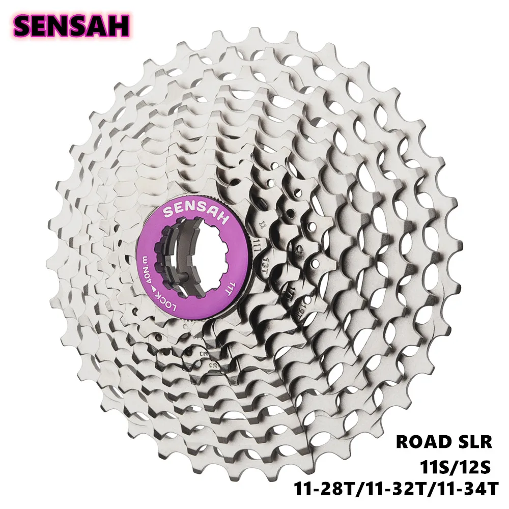Сверхлегкий дорожный велосипед SENSAH 11 S/12S 28T кассета скоростей 32T/34T/ Freewheel 11V K7 система чпу для велосипеда с