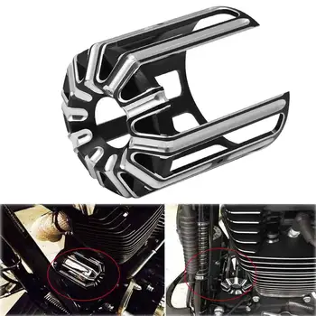 

Motorcycle Oil Filter Cover Cap Protector CNC Aluminum Oil Grid Billet for Harley Sportster 883 1200 Touring Road King Softail
