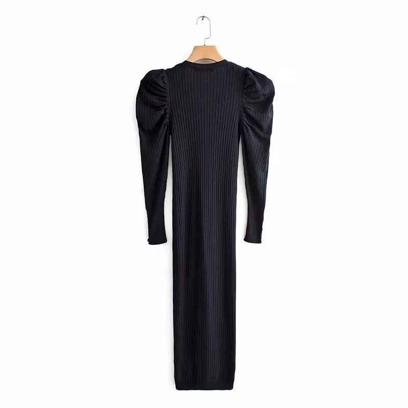 Увядшее зимнее женское платье vestidos, английское винтажное однобортное темно-синее Трикотажное Платье vestidos de fiesta de noche, макси платье блейзер