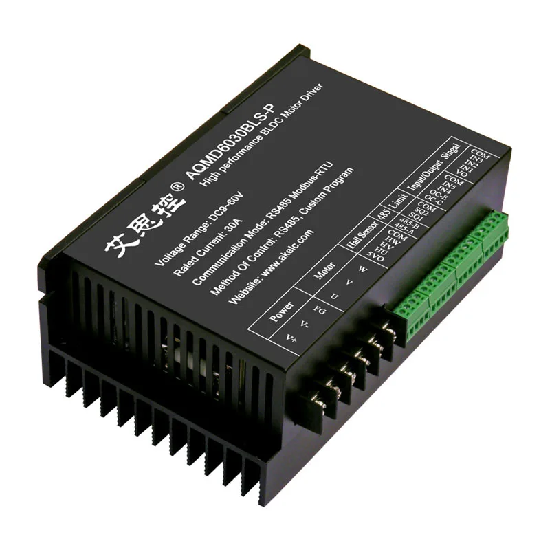 12-60v1800w DC бесщеточный мотор драйвер может быть настроен для процесса программирования скорость/положение Управления