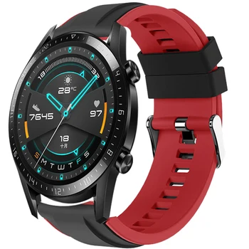 

2020 Silicone Wrist Straps For Huawei Watch GT/GT2 2 46MM/GT Active Sport Smart Watch Bracelet Bands For huawei Gt2 pro Correa