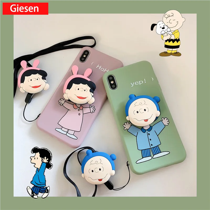 Suitable for iphone 6/7/8 plus Japanese and Korean style case apple iphnoe 6 Cartoon mobile phone Lovers | Мобильные телефоны и