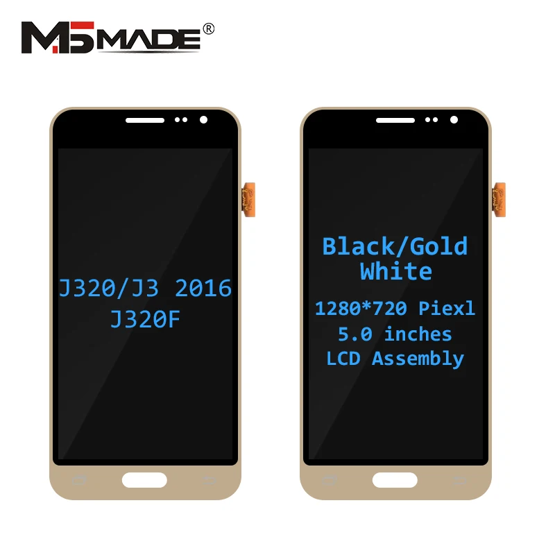J320 регулировка для samsung Galaxy J3 дисплей J320 J320F J320M J320Y ЖК сенсорный экран дигитайзер дисплей Запчасти в сборе