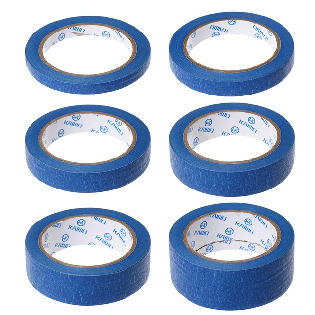 5 Rolls 18mm x 20m PREMIUM MASKING TAPE DIY PAINTING PAINTER