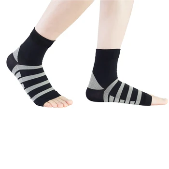 Zebra Streep 1 Paar Sport Ankle Brace Protector Ademend Anti-Zweet Compressie Voeten Ondersteuning Wrap Mouwen Bescherming Dans Zebra Streep 1 Paar Sport Ankle Brace Protector Ademend Anti-Zweet Compressie Voeten Ondersteuning Wrap Mouwen Bescherming Dans