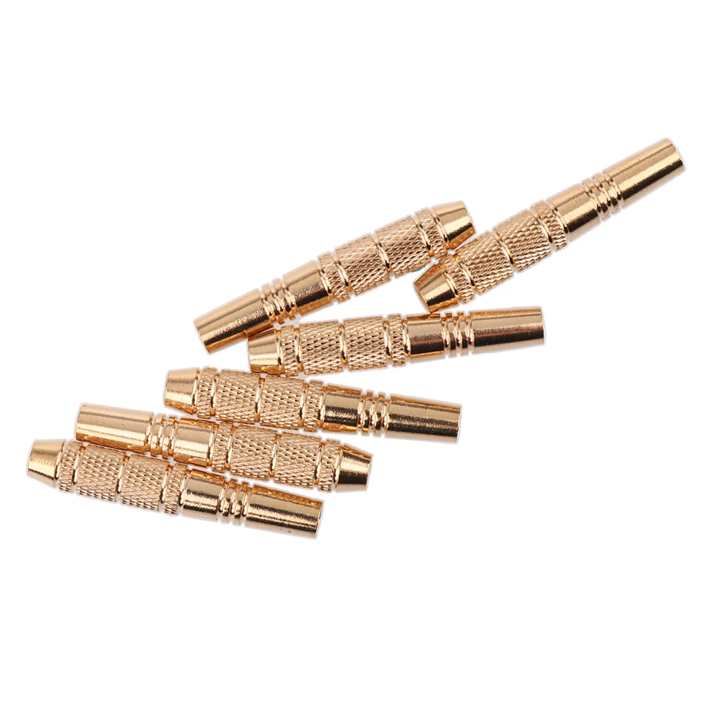 6 Pieces 16 Grams High-quality Brass Dart Replacements Barrels Set for Soft and Steel Tip Darts