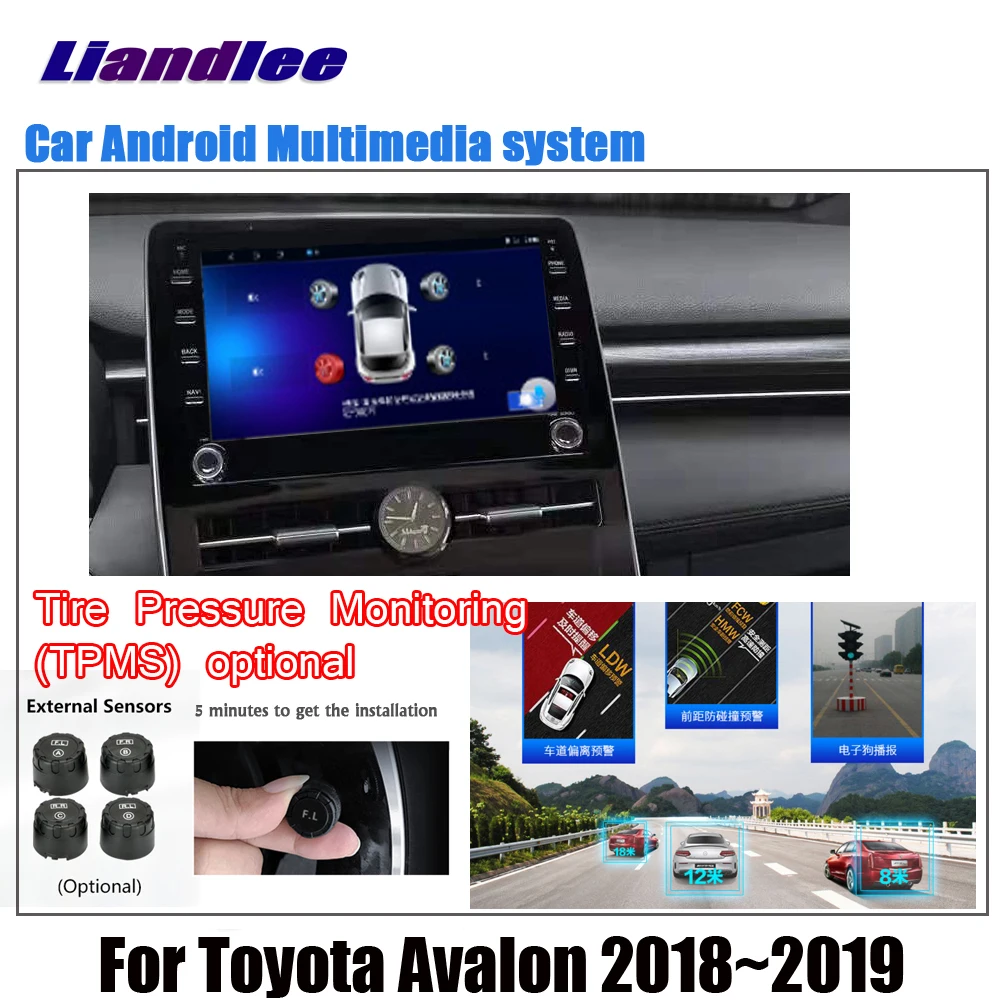 Best Liandlee Android 8.1 For Toyota Avalon 2018~2019 Original car style Stereo Screen Carplay DSP BT GPS Navi Navigation Map Media 5