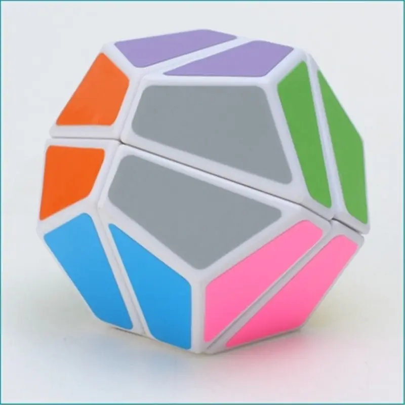 Новые магические кубики, головоломки Neokub speed Megaminx Cubo Magicos, детские развивающие игрушки, новые Кубики-головоломки EE50MF - Цвет: White
