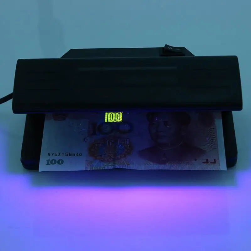 UV Counterfeit Money Detector Machine Money Counter Ultraviolet UV Tester Bill Tester Money Checker