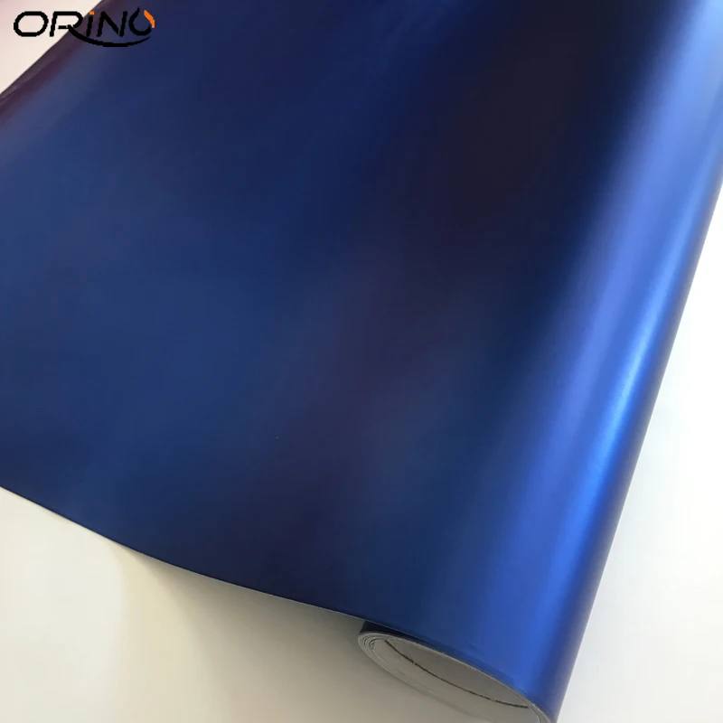 Blue Matt Metallic Vinyl Wrap Sticker-3