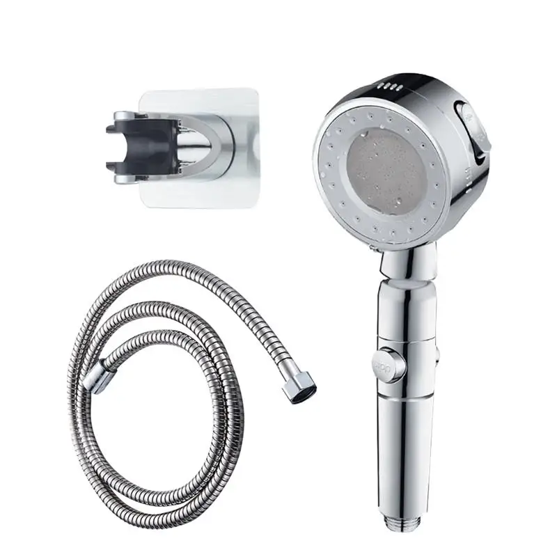 

3 in 1 Pressurized Shower Head Set Handheld Rain Shower Heads Watering Nozzle Sprayer for Bathroom