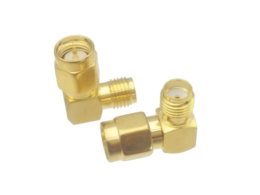 SMA Male to SMA Female Right angle外孔内针