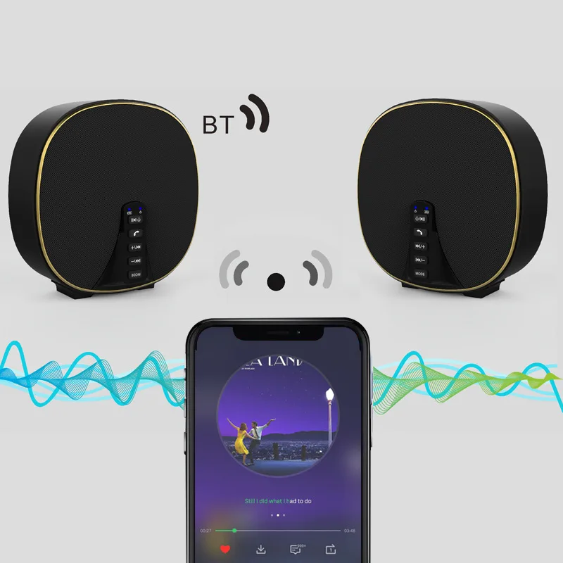 Bluetooth динамик, динамик для телефона, функция TWS, Разъем для карты, сабвуфер, громкая связь, динамик, портативный сабвуфер, высокая мощность, MP3, Музыкальный Микрофон S