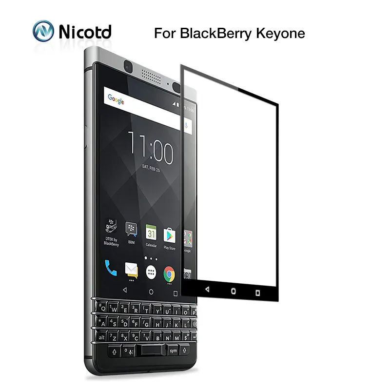 Vetro Protettivo A Copertura Totale Per Blackberry Keyone 9H Vetro Temperato Per Blackberry Key2 Pellicola Proteggi Schermo