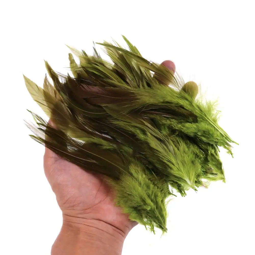 Wifreo 50 шт. седло для петуха вязание мушек перья Schlappen форели лосося Steelhead Bass Saltwater