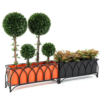 

Outdoor Square Falling Subway Art Flower Box Flower Stand Planting Flower Frame Flower Gardening Flower Box Flower Pot