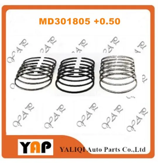 Поршневое кольцо для Mitsubishi Eclipse Galant Montero Sport 6G72 0 50 л V6 12 В MD301805 1999-200 |