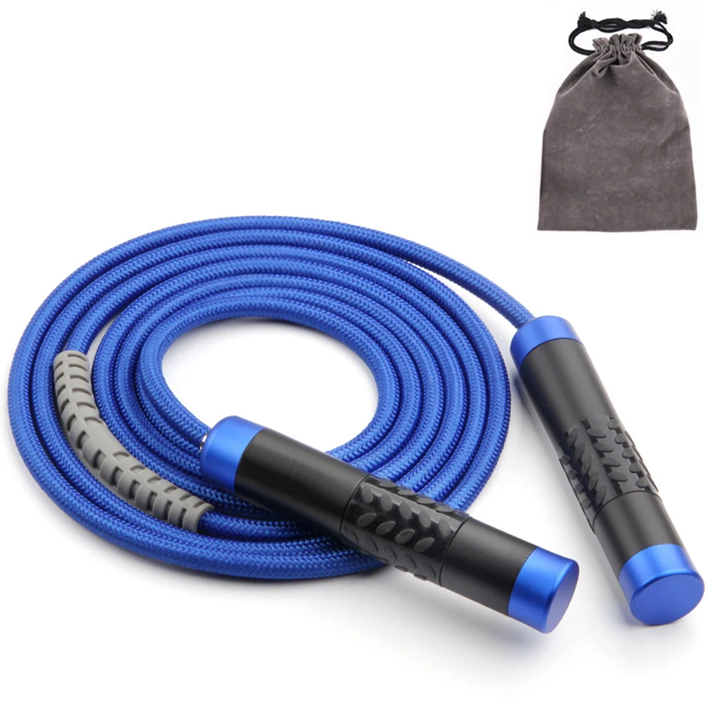 

Jump Rope Heavy Adjustable Weighted Skipping Jump Rope Ball-Bearing Weavon Cable Foam Handle Gym Home Fitness Workout Equipments