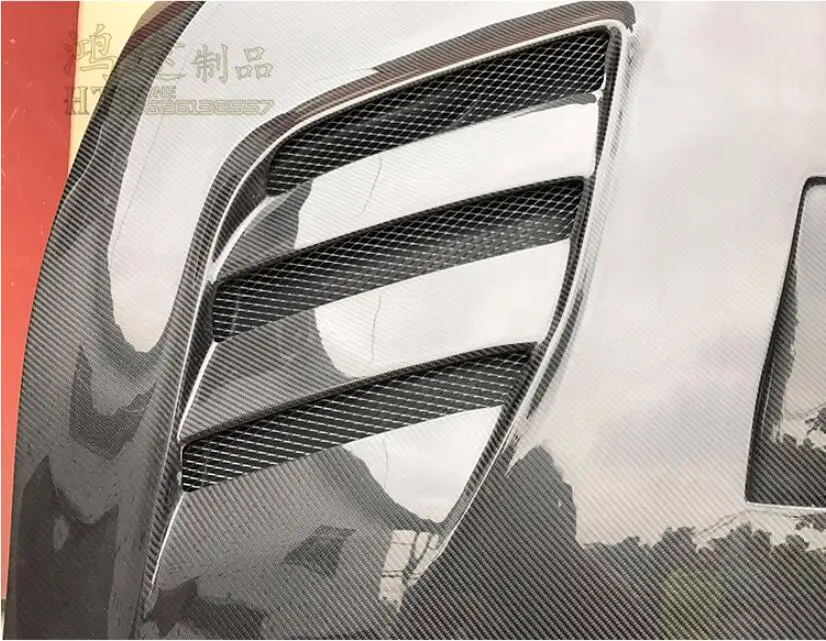 GT86 BRZ Настоящее углеродное волокно автомобиля передний бампер двигателя капоты Крышка для Toyota GT86 для Subaru BRZ 2013