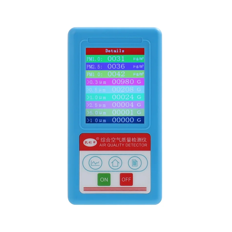 

BR-8A Multifunctional Professional Handheld PM2.5 PM10 PM1.0 Detector Meter Air Quality Analyzer Particles Tester