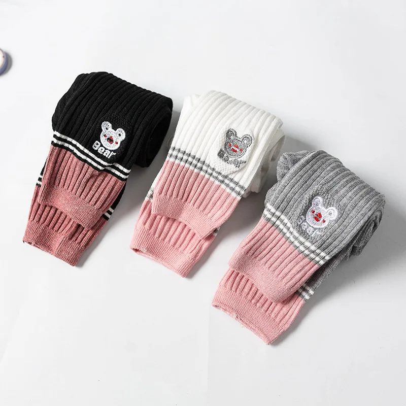 

2019 Spring Summer New Baby Embroidery Pantyhose Children Baby Tights 0-3 Baby Girl 2 Years Tights for Newborn Baby Girls