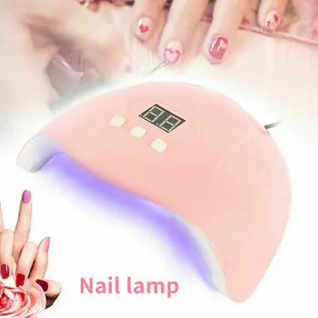 

54W LED Nail Dryer UV Light Lamp Curing Gel Nail Polish Professional Timer For Gel Nails Auto Sensor Gel Polish Curing Ice Lamp