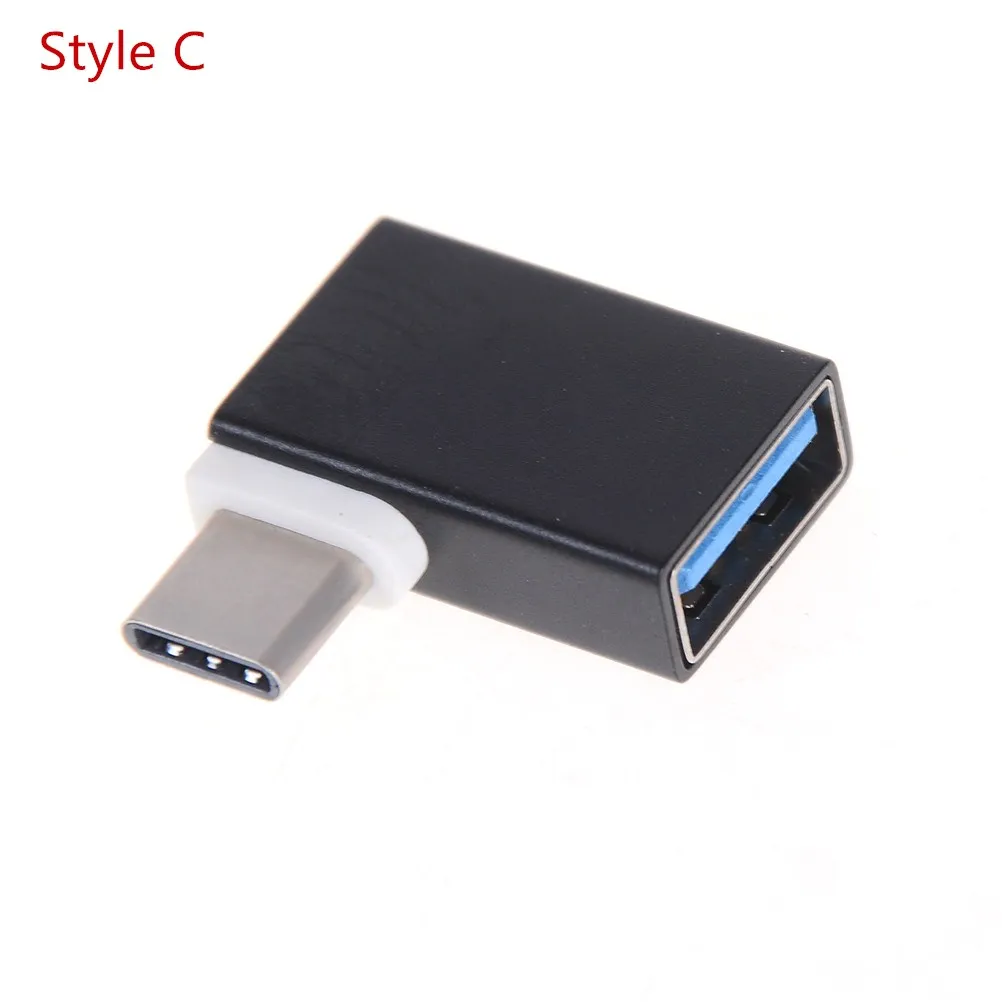 Коричневый Type-c Otg адаптер Micro Usb-type c зарядное устройство разъемы type c к Usb-c кабель usbc - Цвет: Коричневый