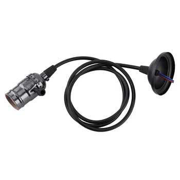 

Vintage Metal Lamp Holder E27 Edison Bulbs Base Retro Chandelier Ceiling Pendant Lighting Indoor Decorative Light Socket