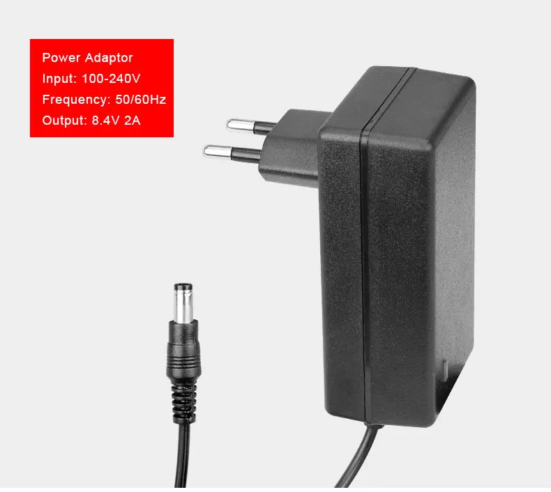 Trustfire Dual Voltage Output 8.4V 5V Bicycle Lamp Power Box for 2/4/6 18650/26650 Batteries W/ Strap Optional 100-240V Adaptor