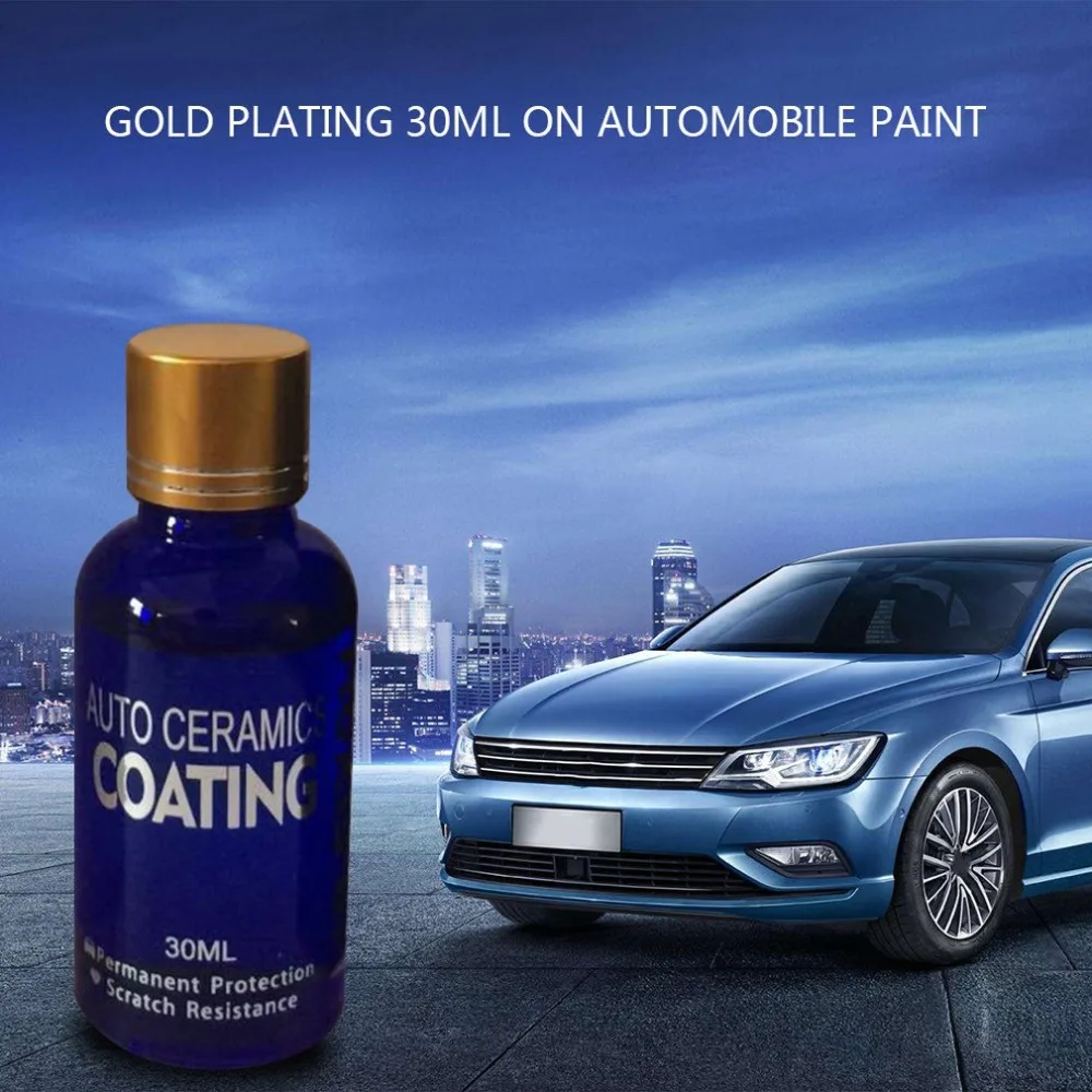 30ML 9H Car Oxidation Liquid Ceramic Coat Super Hydrophobic Glass Coating Set opp Bag Package