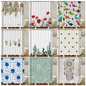 

Fresh Style Shower Curtain Dreamcatcher Blackout Curtains Waterproof Mildew-proof Bathroom Curtain 71"x71" Bathroom Accessories