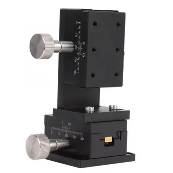 

Manual Trimming Platform Aluminum Alloy High Accuracy Adjustable XZ Lifting Stage 40x60mm Tool