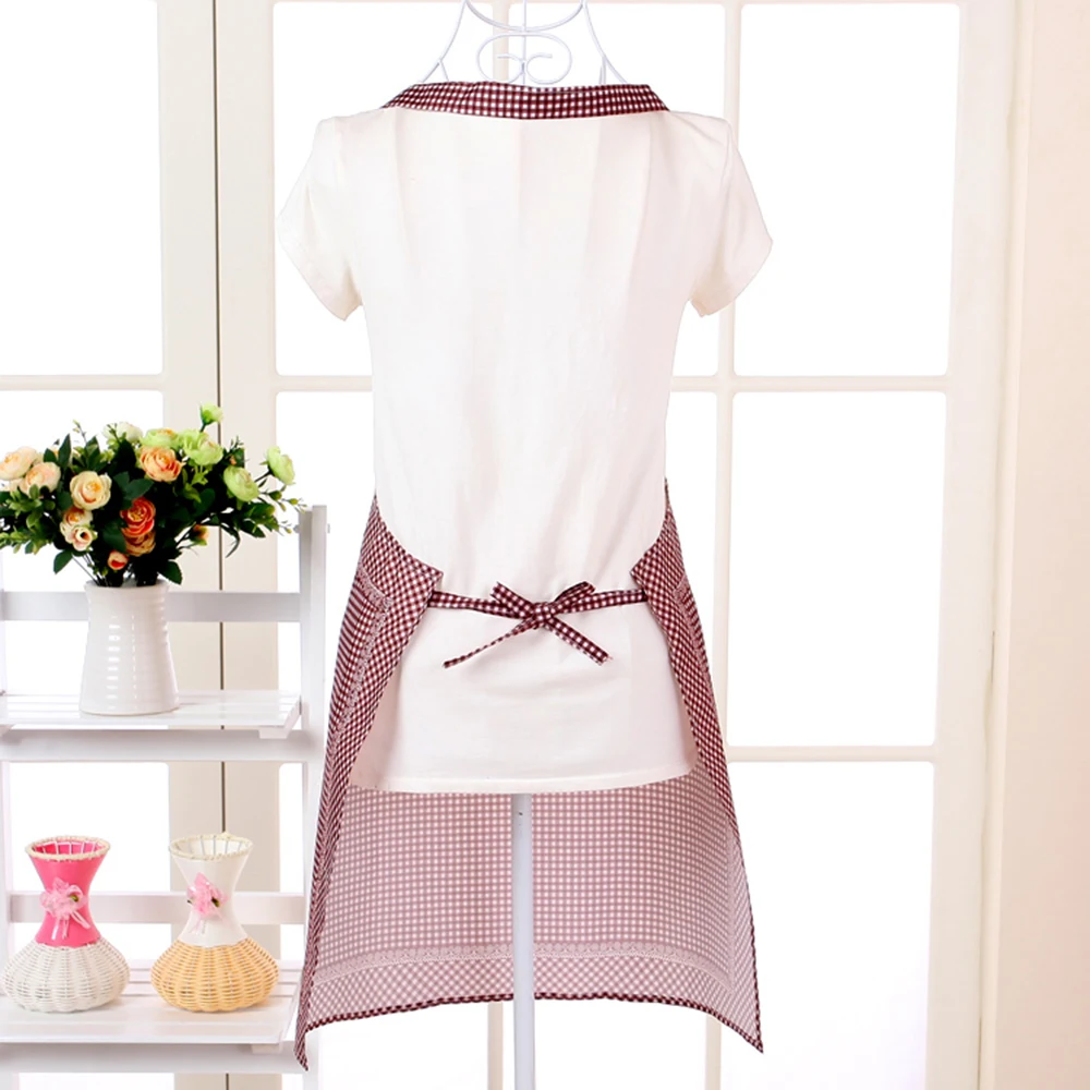 Cooking Apron Cartoon Kitchen Rabbit Sleeveless Double Pocket Household Cleaning Aprons for Adults Women Lady Cloth Protect