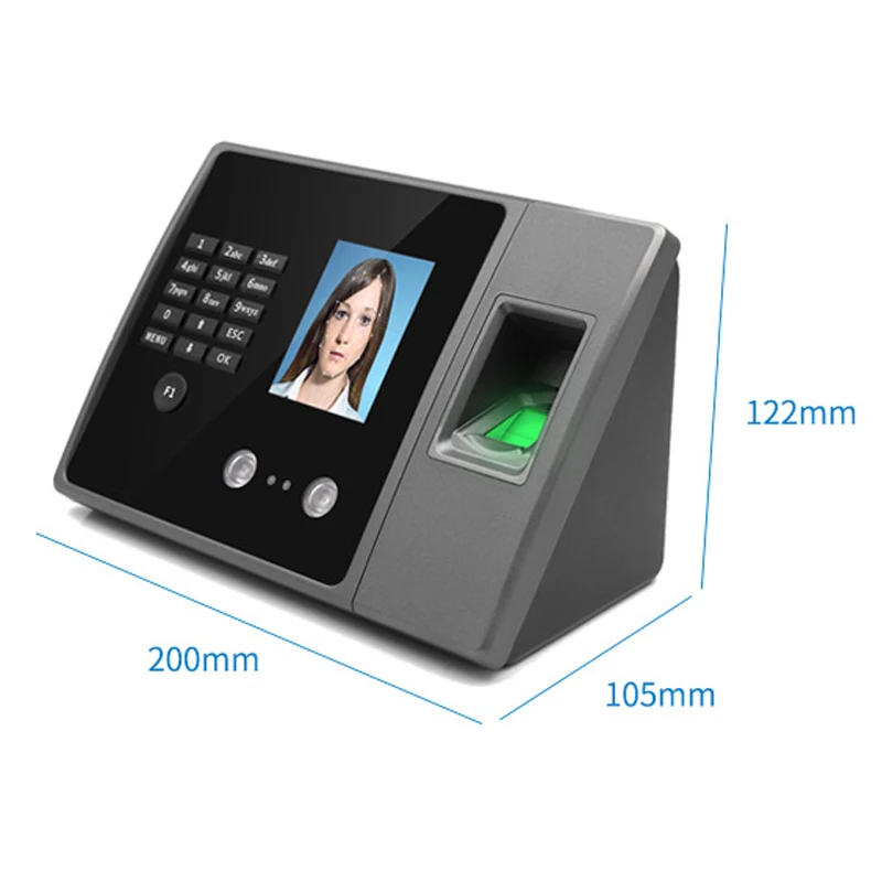 Face Recognition Time Attendance Machine FA20 Fingerprint Face Clock In Machine Finger Sign In Access Control