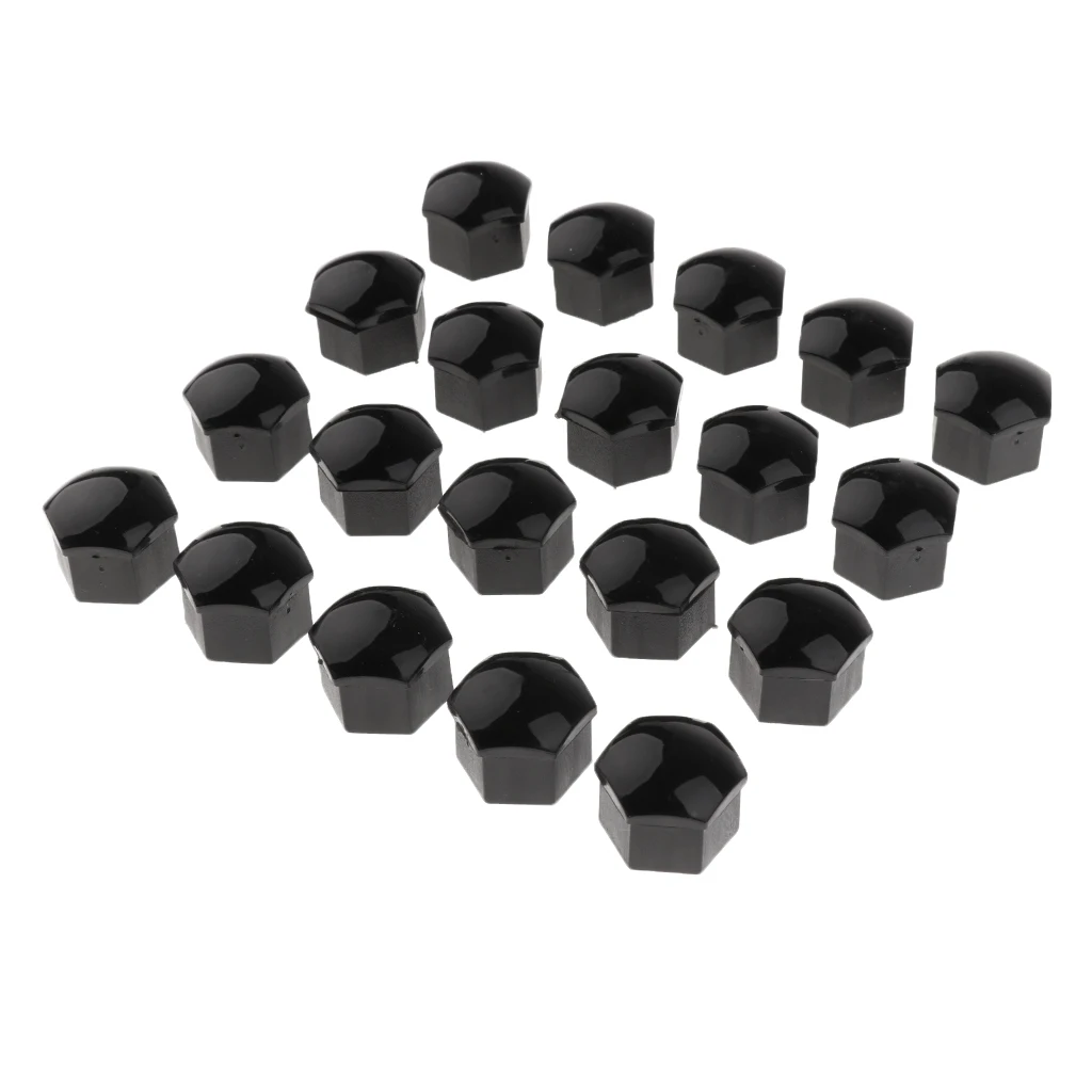 20 Pieces Car Truck Wheel Lug Nut Bolt Hub Screw Cover Protective Caps 17mm