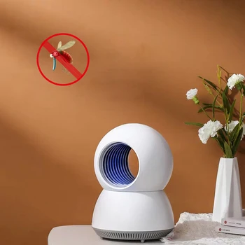 

New LED Mosquito Killer Lamps Portable LED USB Muskito Killer Bug Light No Noise 360° for bedroom children's room