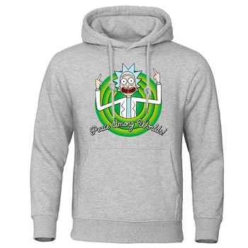

2020 Autumn New Arrival Men Clothing Rick and Morty Pullover Funny Print Tops Male Hoodies Sweatshirt homme Warm Brand Tracksuit