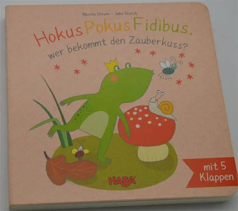 

Parent child kids baby Early education story German learning reading lovely picture 3D cardboard book Age 2 and up