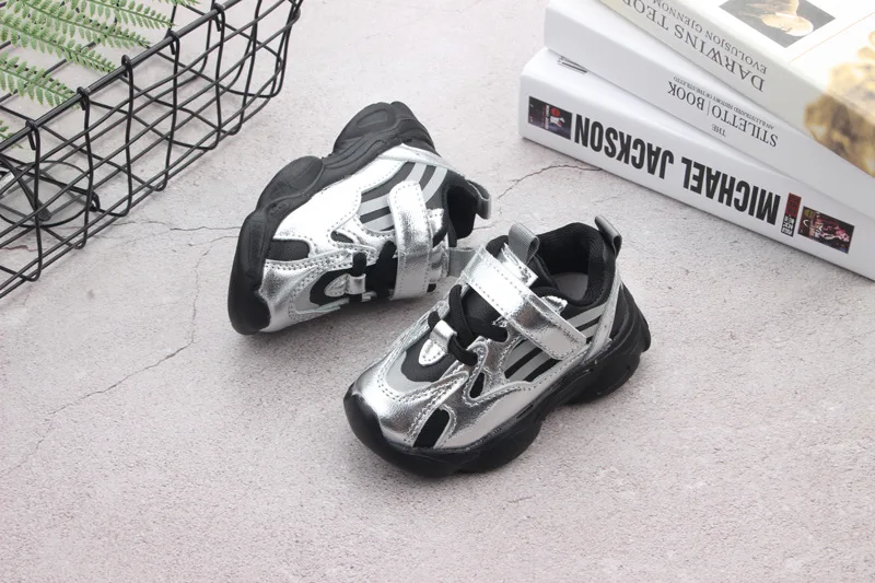 Children Casual Shoes Girls Sneaker For Running Boys Casual Shoes Outdoor Anti-Slippery Leather Kids Shoe Sneaker 1-6Y