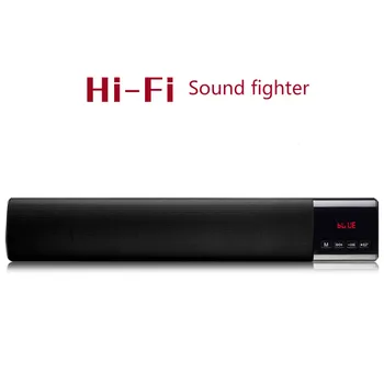 

10W Bluetooth Soundbar Surround HIFI Subwoofer Home Theater Audio Wireless Dual Speaker Support Mobile PC TV TF Card Speaker