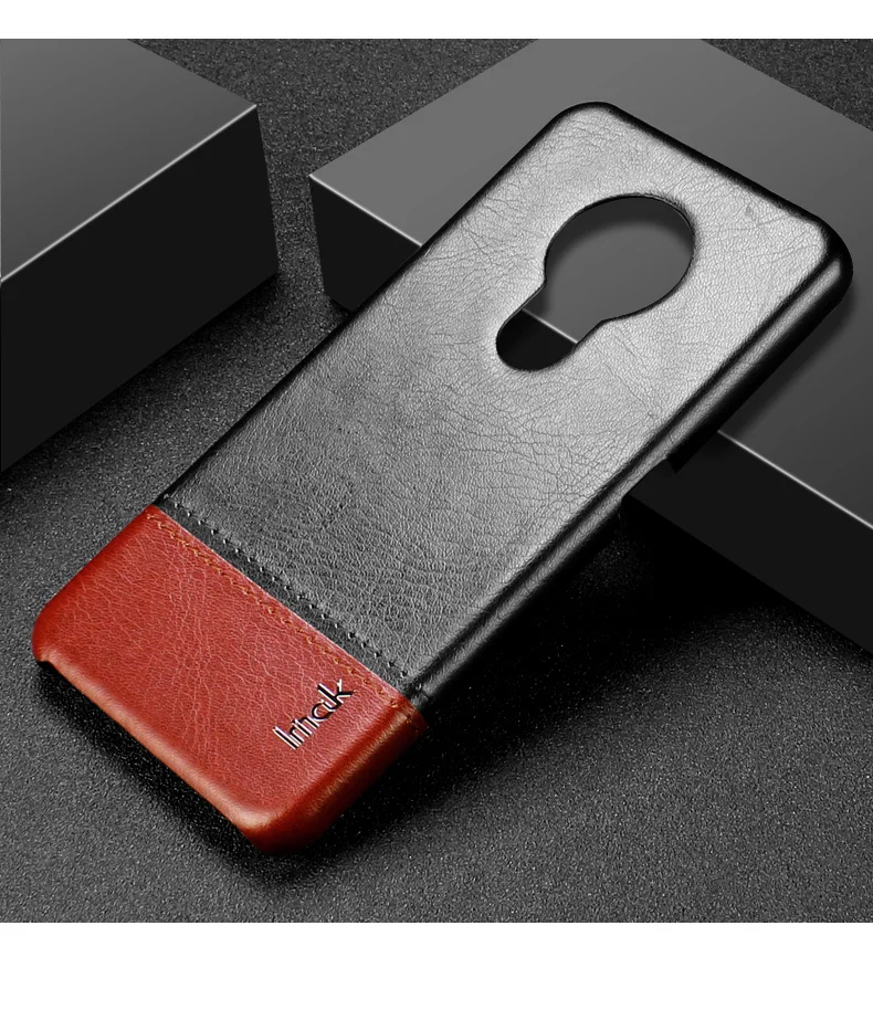 IMAK кожаный чехол-накладка для Nokia 7,2, Nokia 6,2, роскошный чехол Nokia6.2, чехол для телефона, лаконичный чехол для Nokia 7,2, чехол Nokia7.2, оболочка, Fundas