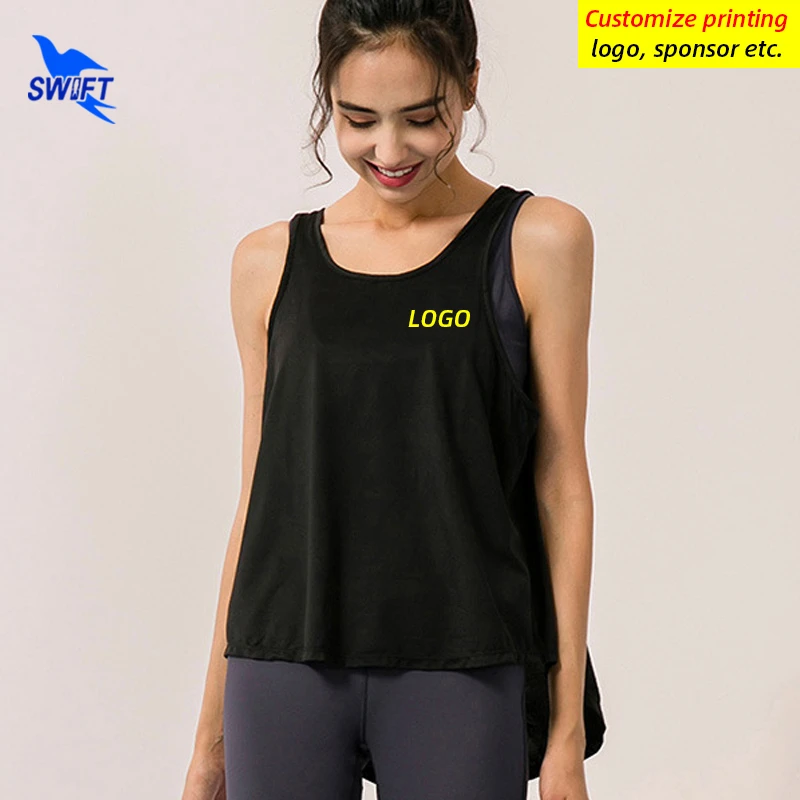 Swifty Workout Tank - Black, Women's Vests