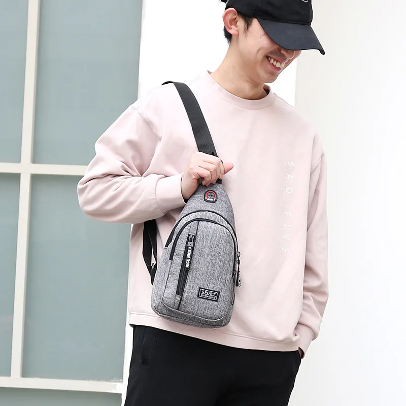 

Casual Chest Pack 2019 New Style Multi-Compartment Bag Business Bag Large Capacity Portable Chest Bag