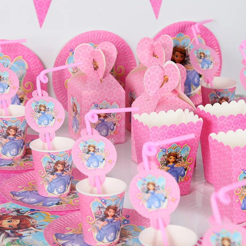 10-Kids-Sofia-Princess-Disposable-Tableware-Happy-Birthday-Party-Supplies-Festival-Decoration-Event-Party-Favor-Gender
