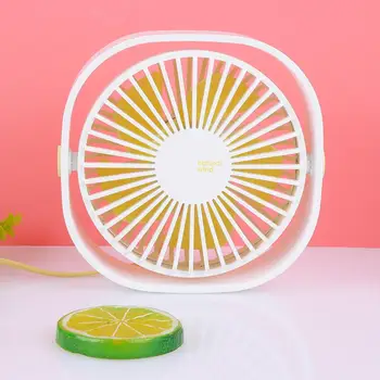 

USB ABS Portable Student Delicate USB Table Fan Desktop 2020 Cute Noiseless Fan Pocket Fan Travel Gift