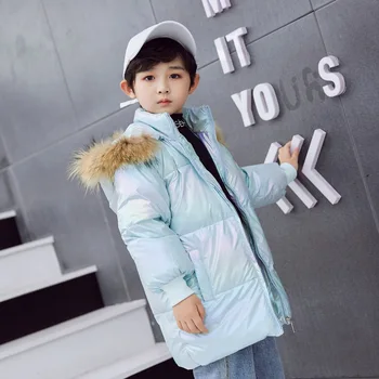 

2020 Children Winter Down Jacket Hooded Thick Warm Girls Winter Coat 3-10 Years Kids Boys Outerwear Baby Parkas