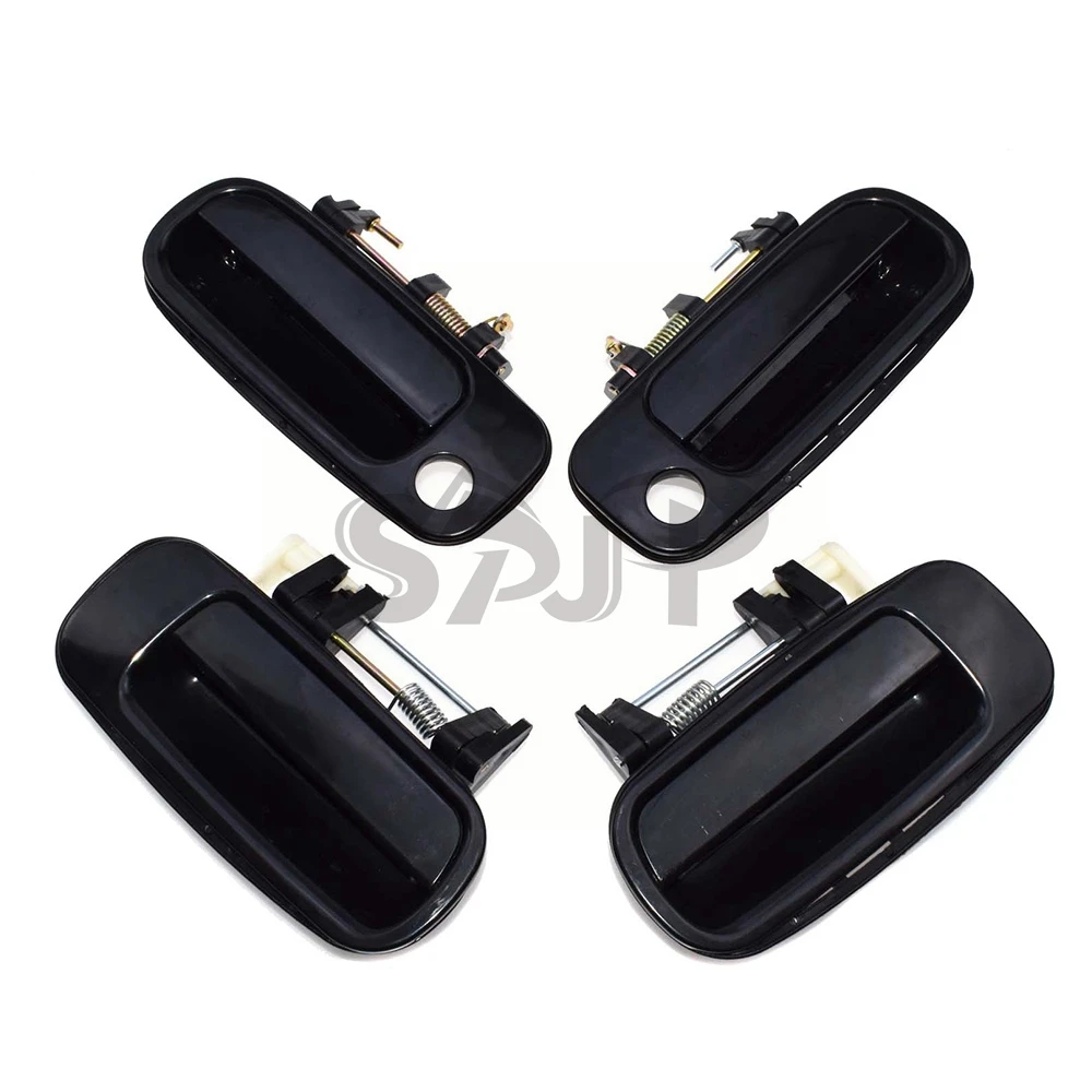 Авто аксессуары Высокое качество ABS черные наружные дверные ручки передний