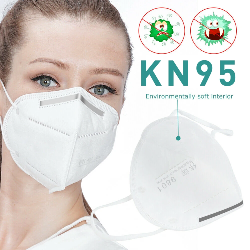 

20PCS/lot N95 mask FFP2 Mask Anti Flu Mask Respirator PM2.5 Anti-dust Protective Anti-pollution Unisex 10 Reuses Adult n95 mask