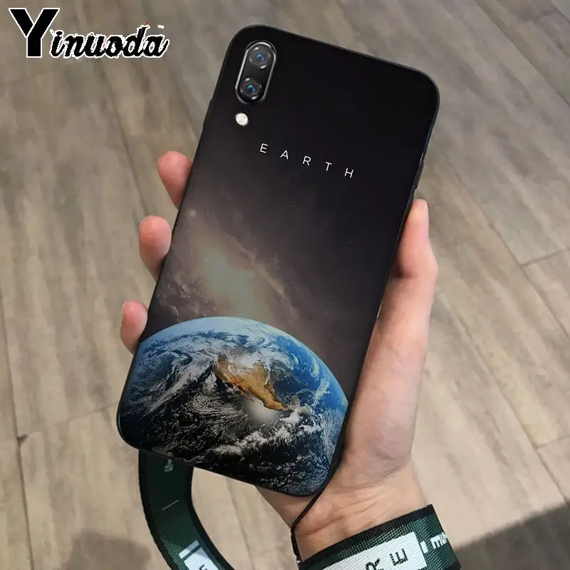 Чехол для телефона Yinuoda с космической Солнечной системой планетами Earth Mars Huawei P10