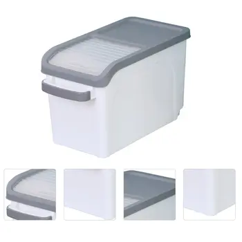 

1pc Kitchen Container Plastic Moisture-proof Rice Bin for Rice Household Flour Kitchen